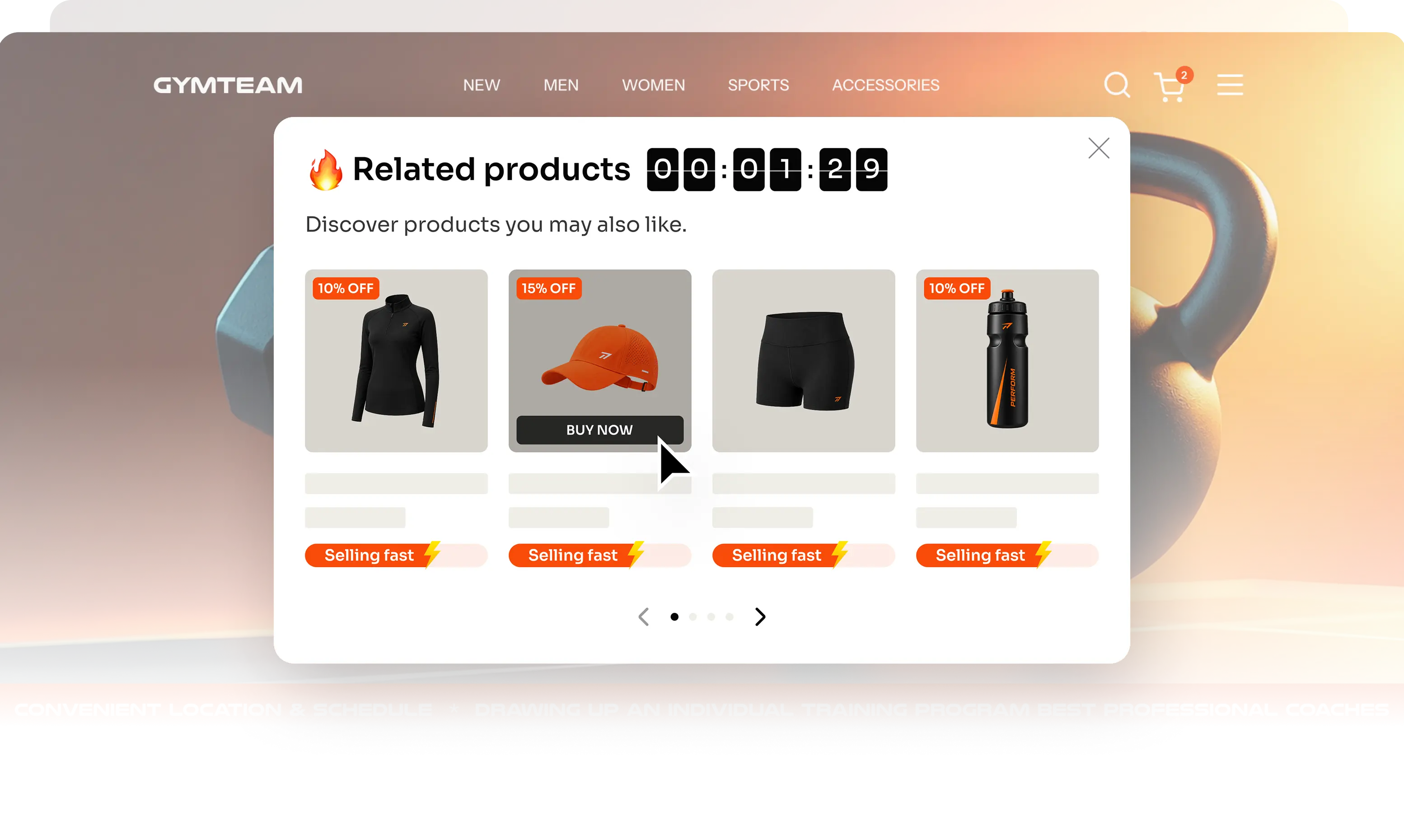Crossup product page preview